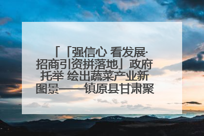「强信心 看发展·招商引资拼落地」政府托举 绘出蔬菜产业新图景——镇原县甘肃聚广利现代设施蔬菜种植基地见闻