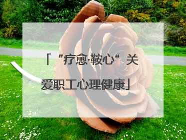“疗愈·鞍心”关爱职工心理健康
