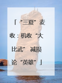 “三夏”麦收：机收“大比武” 减损论“英雄”