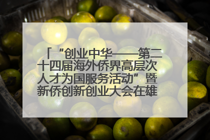 “创业中华——第二十四届海外侨界高层次人才为国服务活动”暨新侨创新创业大会在雄安新区开幕