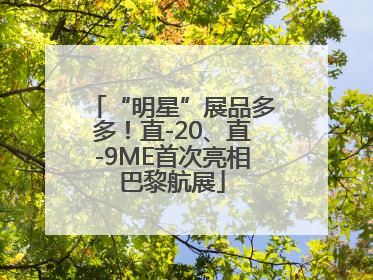 “明星”展品多多！直-20、直-9ME首次亮相巴黎航展
