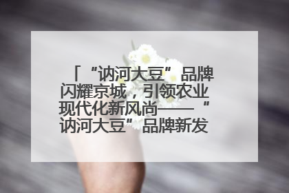 “讷河大豆”品牌闪耀京城，引领农业现代化新风尚——“讷河大豆”品牌新发地推介会圆满落幕