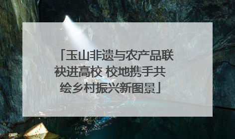 玉山非遗与农产品联袂进高校 校地携手共绘乡村振兴新图景