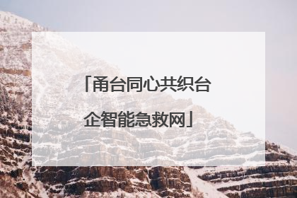 甬台同心共织台企智能急救网