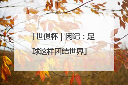 世俱杯｜闲记：足球这样团结世界