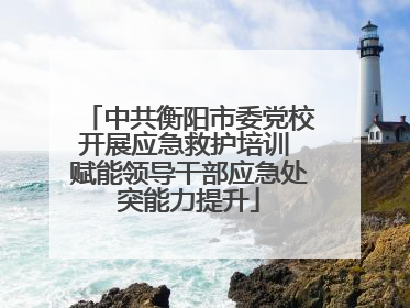 中共衡阳市委党校开展应急救护培训 赋能领导干部应急处突能力提升