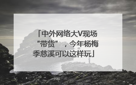 中外网络大V现场“带货”，今年杨梅季慈溪可以这样玩
