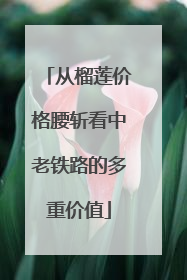 从榴莲价格腰斩看中老铁路的多重价值