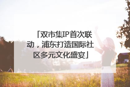 双市集IP首次联动，浦东打造国际社区多元文化盛宴