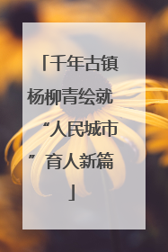千年古镇杨柳青绘就“人民城市”育人新篇