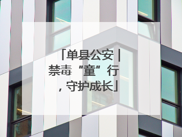 单县公安｜禁毒“童”行，守护成长