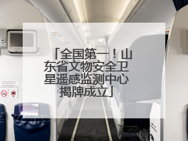 全国第一！山东省文物安全卫星遥感监测中心揭牌成立