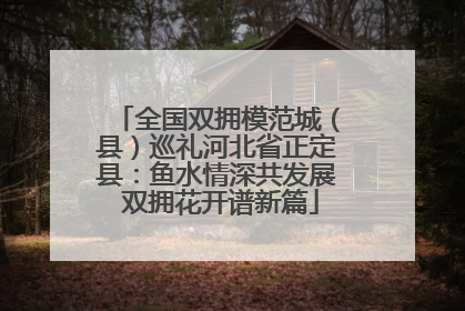 全国双拥模范城（县）巡礼河北省正定县：鱼水情深共发展 双拥花开谱新篇