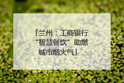 兰州：工商银行“智慧餐饮”助燃城市烟火气