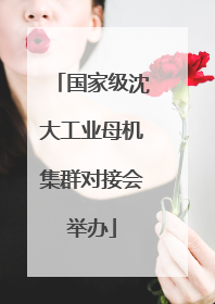 国家级沈大工业母机集群对接会举办