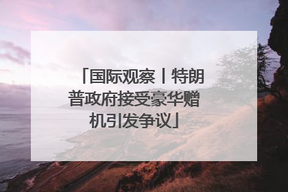 国际观察丨特朗普政府接受豪华赠机引发争议