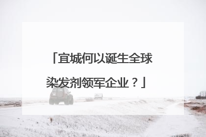 宜城何以诞生全球染发剂领军企业？