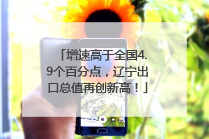 增速高于全国4.9个百分点，辽宁出口总值再创新高！