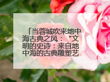 当蓉城吹来地中海古典之风：“文明的史诗：来自地中海的古典雕塑艺术”正式启幕