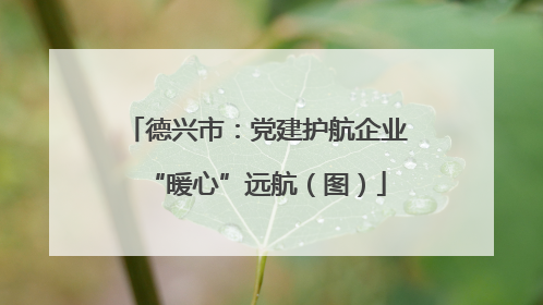 德兴市：党建护航企业“暖心”远航（图）