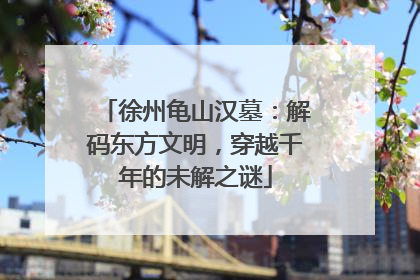 徐州龟山汉墓：解码东方文明，穿越千年的未解之谜