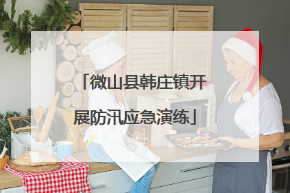 微山县韩庄镇开展防汛应急演练