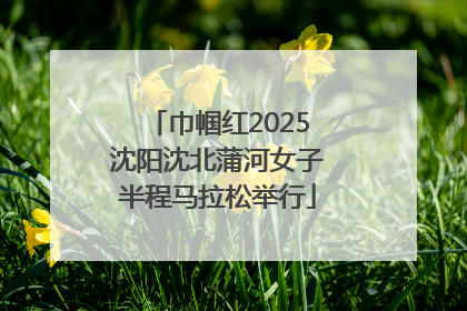 巾帼红2025沈阳沈北蒲河女子半程马拉松举行