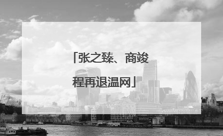 张之臻、商竣程再退温网