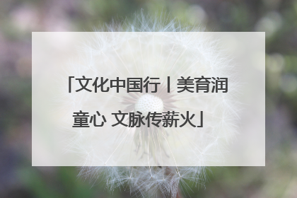 文化中国行丨美育润童心 文脉传薪火