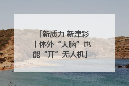 新质力 新津彩丨体外“大脑”也能“开”无人机