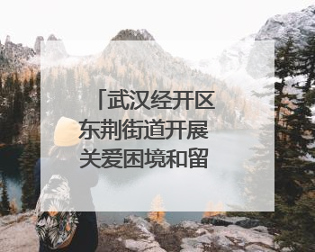 武汉经开区东荆街道开展关爱困境和留守儿童活动