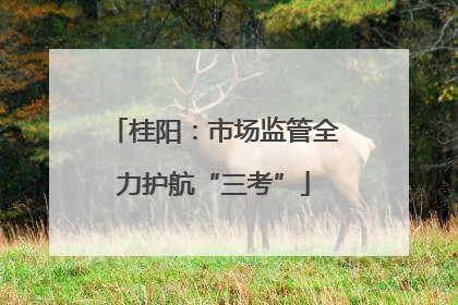 桂阳：市场监管全力护航“三考”