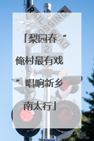 梨园春“俺村最有戏”唱响新乡南太行