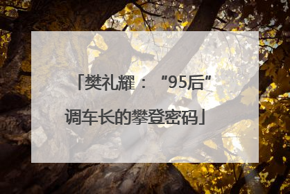 樊礼耀：“95后”调车长的攀登密码
