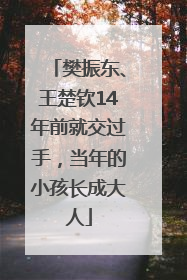 樊振东、王楚钦14年前就交过手，当年的小孩长成大人