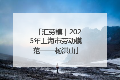 汇劳模｜2025年上海市劳动模范——杨洪山