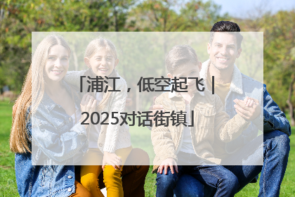 浦江，低空起飞｜2025对话街镇