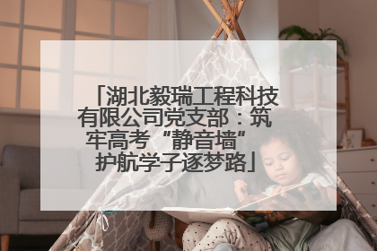 湖北毅瑞工程科技有限公司党支部：筑牢高考“静音墙” 护航学子逐梦路