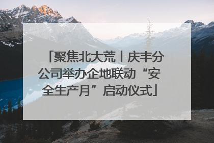 聚焦北大荒丨庆丰分公司举办企地联动“安全生产月”启动仪式