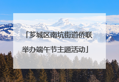 芗城区南坑街道侨联举办端午节主题活动