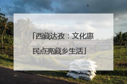 西藏达孜：文化惠民点亮藏乡生活