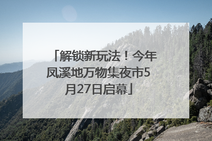 解锁新玩法！今年凤溪地万物集夜市5月27日启幕
