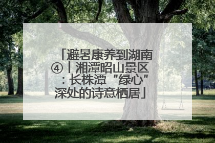 避暑康养到湖南④丨湘潭昭山景区：长株潭“绿心”深处的诗意栖居
