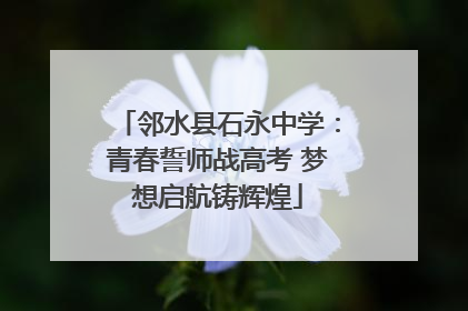 邻水县石永中学：青春誓师战高考 梦想启航铸辉煌