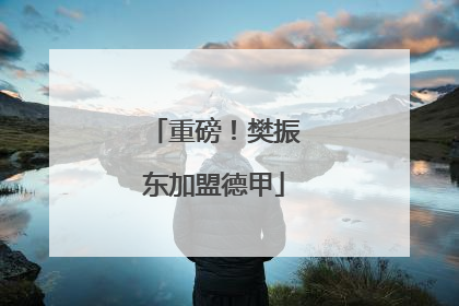 重磅！樊振东加盟德甲