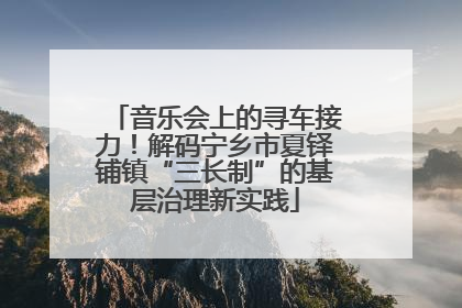 音乐会上的寻车接力！解码宁乡市夏铎铺镇“三长制”的基层治理新实践