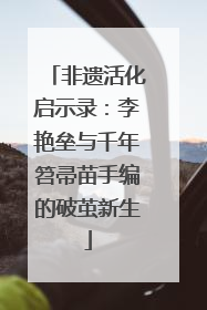 非遗活化启示录：李艳垒与千年笤帚苗手编的破茧新生