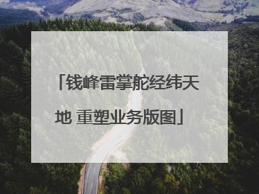 钱峰雷掌舵经纬天地 重塑业务版图