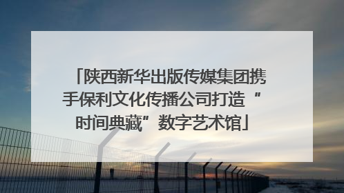 陕西新华出版传媒集团携手保利文化传播公司打造“时间典藏”数字艺术馆