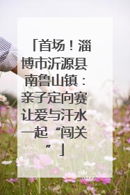 首场！淄博市沂源县南鲁山镇：亲子定向赛让爱与汗水一起“闯关”